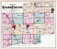 Stark County Map, Stark County 1875